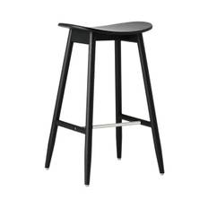 Icha Stool IC-02 - Black Stained Oak