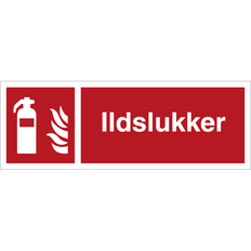 Skilt Ildslukker