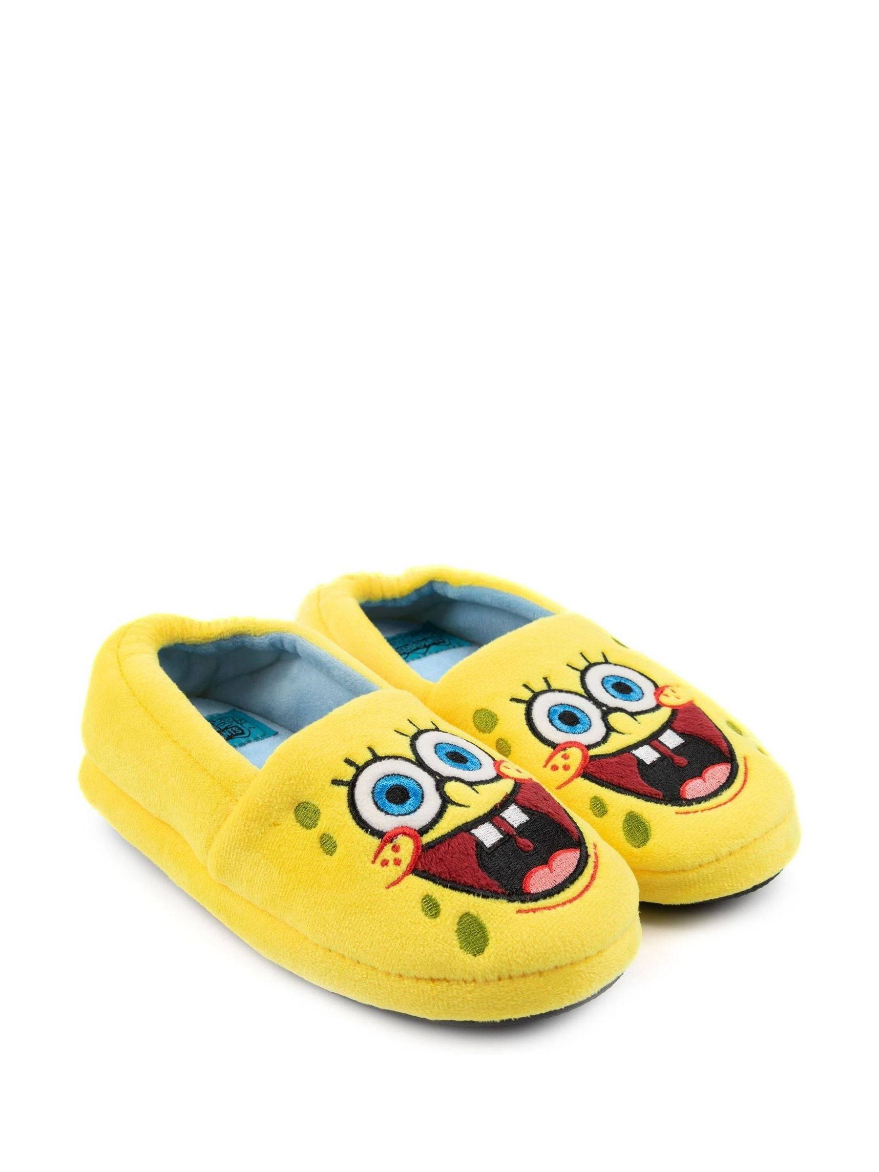 Vanilla Underground Vanilla Underground Yellow Spongebob Kids Character Slippers