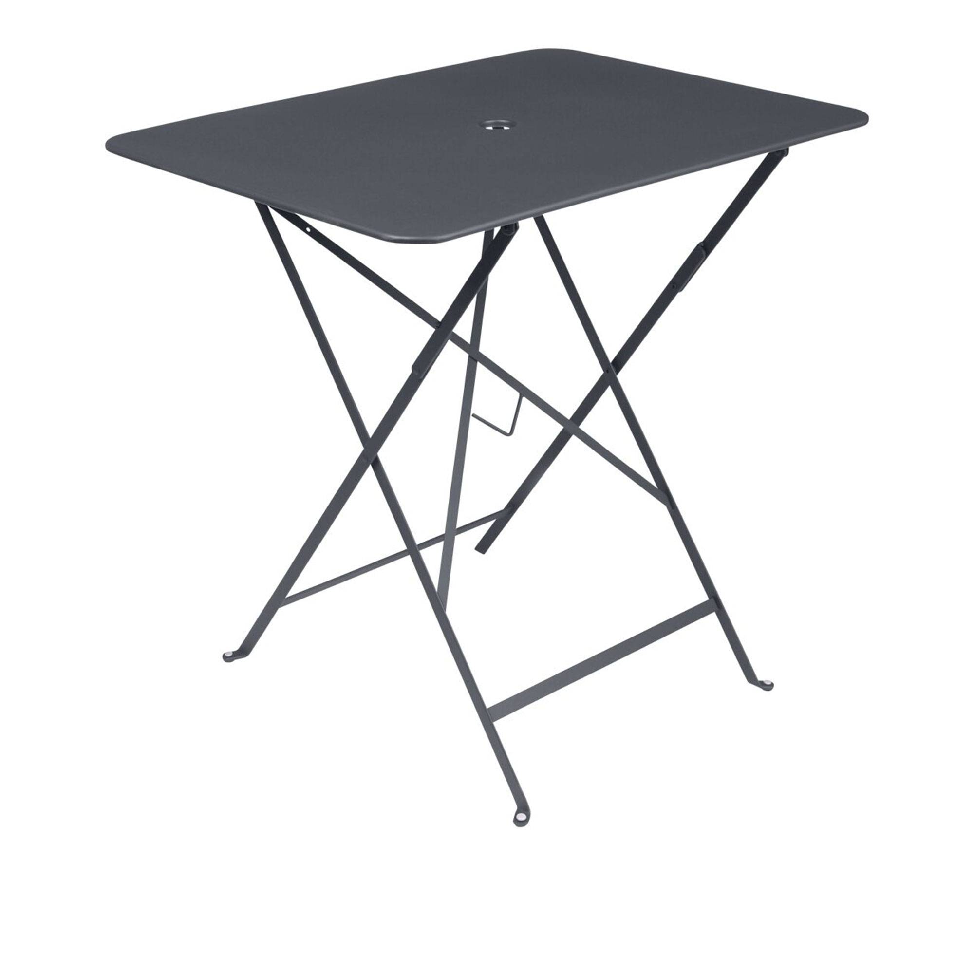 Fermob - Bistro Table 77 x 57 cm, Anthracite - Udendørs spiseborde - Grå - Metal