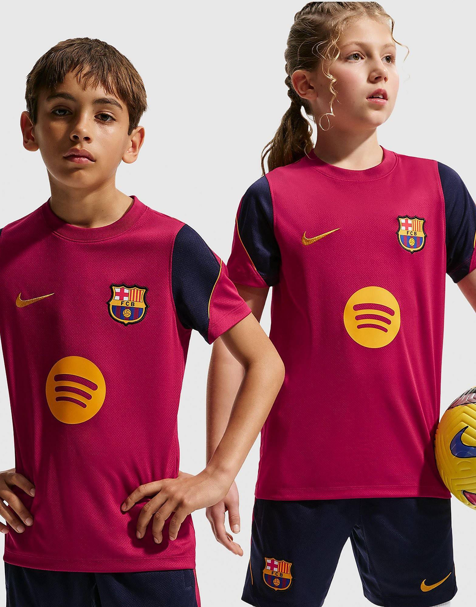 Nike FC Barcelona Strike Shirt Junior, röd - 13-15Y