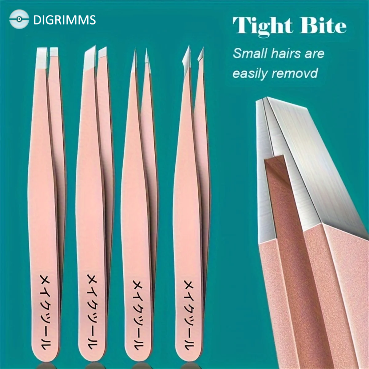 1/4pcs Set Professional Eyebrow Hair Removal Splinter Tweezers Set Perfect For Very Effortless and Relaxed to Remove