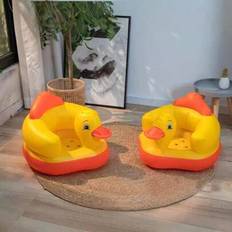 Multifunktionell uppblåsbar babystol och babybadpall, uppblåsbar babysits för spädbarn från 3 månader och uppåt Uppblåsbar babysits sommar för att sit - Multifärgad (Stil1,Stil2,Stil5,Stil3,Stil4,Stil6)
