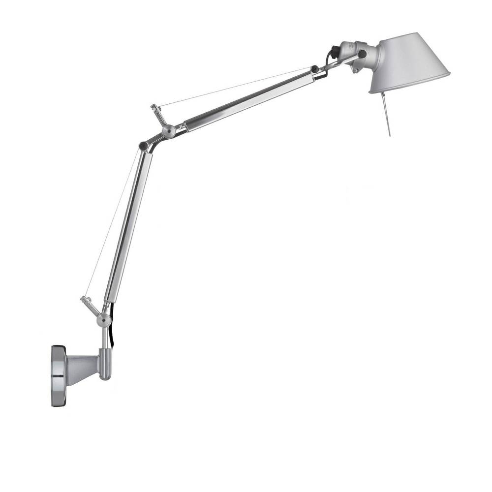 Artemide - Tolomeo Micro LED Vägglampa - Vägglampor - Giancarlo Fassina,Michele De Lucchi - Silver