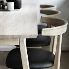 Haslev model 172 spisebordsstol - Flere farver-Cura 63078-Røget eg