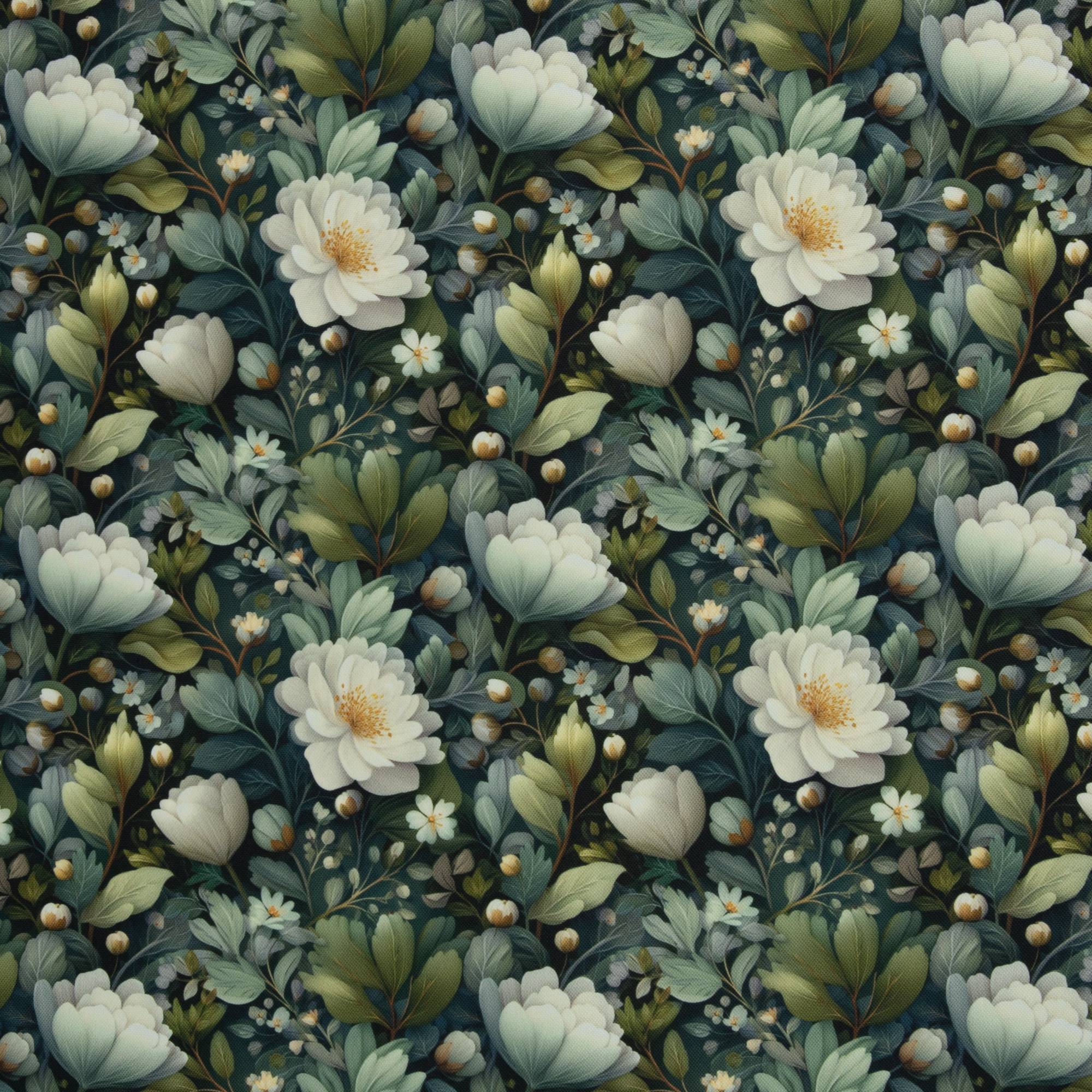 Coated Tekstilvoksdug M/Blomster, Sarah Mariam
