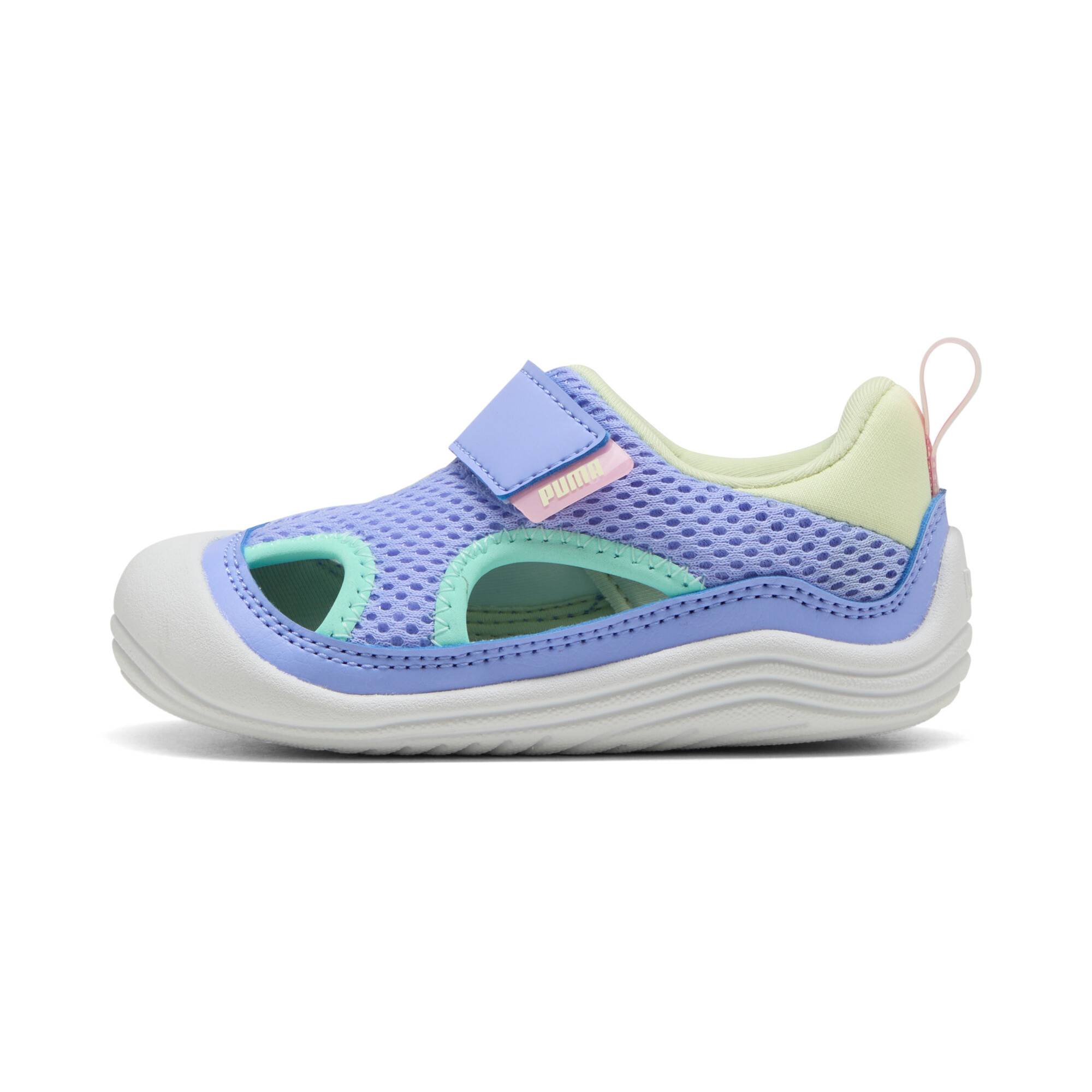 PUMA Kitten Summer Sandals Toddlers, Shoes, Intense Lavender/Apple Spritz/Pink Shimmer, 23