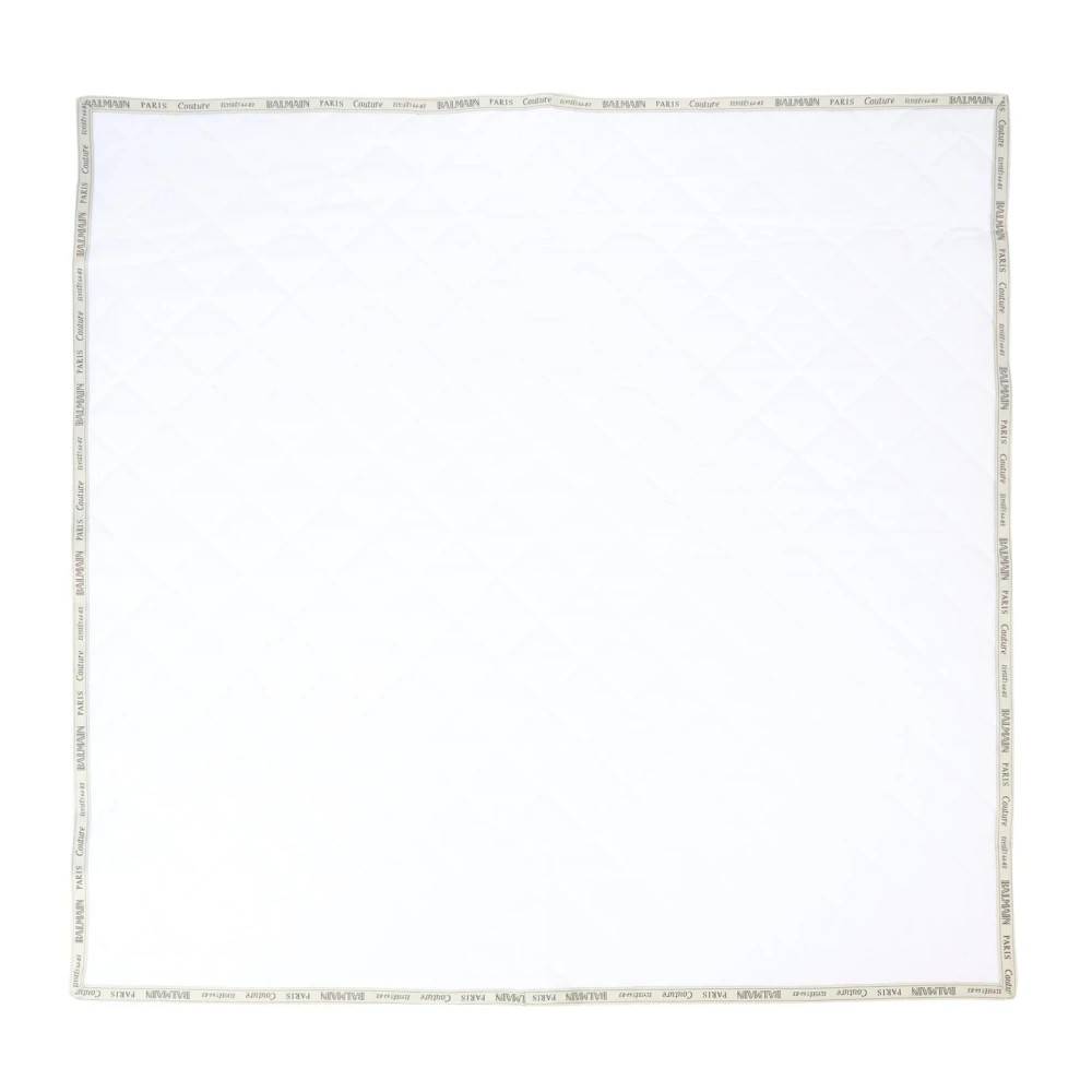 Balmain Blankets - Home - unisex - Hvid - ONE SIZE - Bomuld