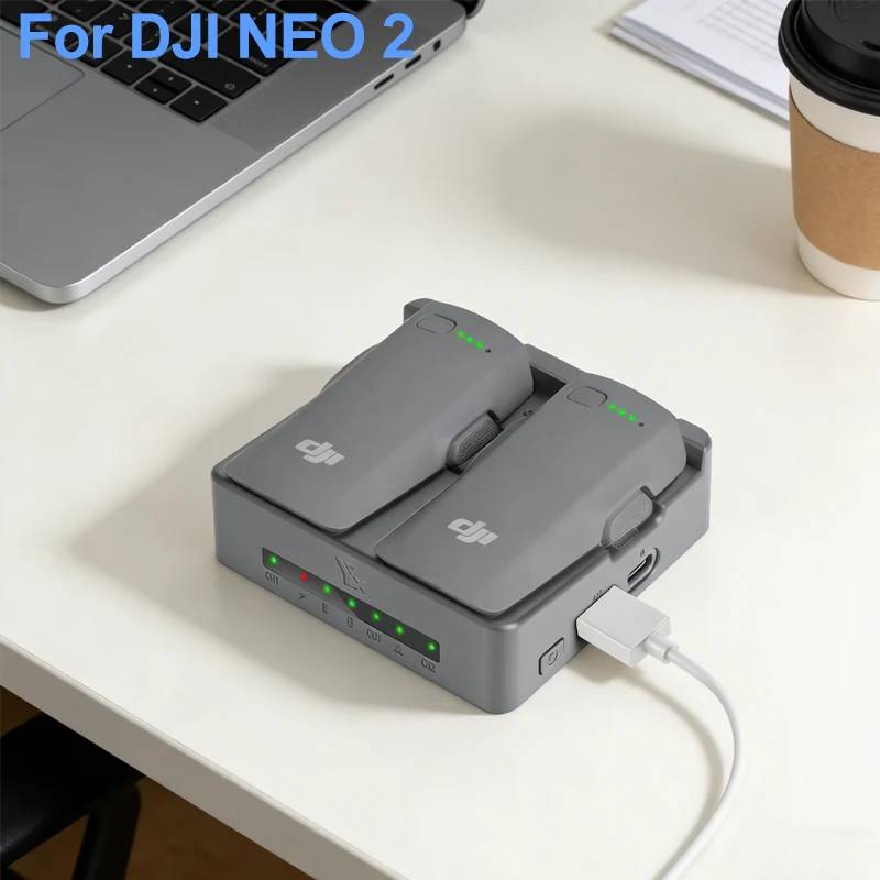 45W Battery Charging Hub For DJI NEO 2 Fast Battery Charger Box Portable Charging Case For DJI NEO 2 Drone Accessories