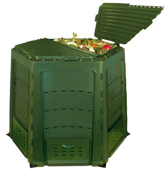 Kompostbehållare 820L, kompostbox för varm kompost utomhus åretrunt, THERMOQUICK® EXPRESS 800