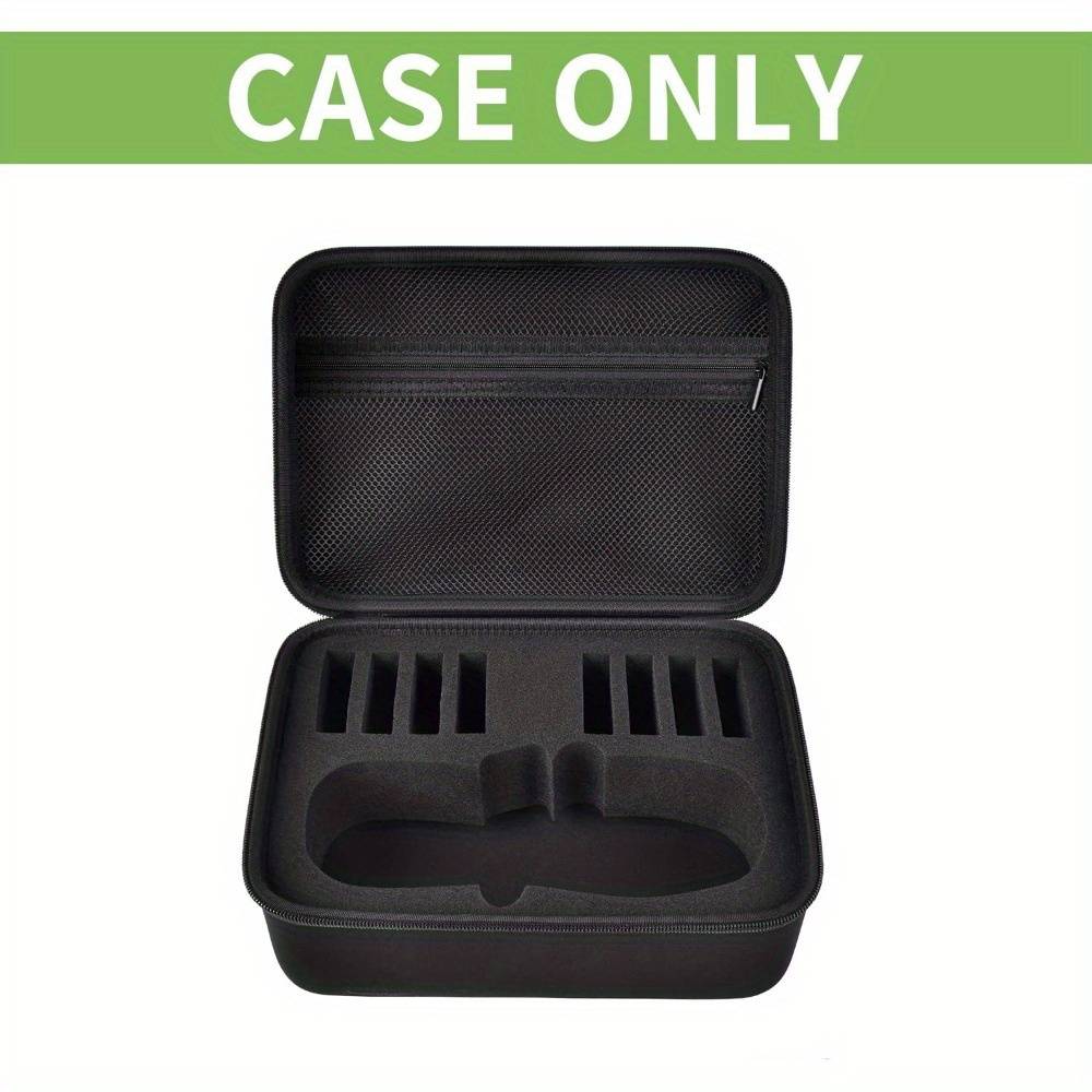 TEMU Suitable For Lt-100h Handheld Label Maker Adapter, Label Maker Printer Machine And Label Tape Replacement, With Mesh Pocket For Storing Additions - Black Sponge