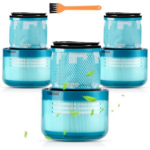 (3 delar) Ersättningsfilter för Dyson V15 Detect Complete, V15 Animal, Vakuumfilter för Dyson V11 SV14, Byt ut artikelnr. 970013-02, kit med 3 filter, tvättbar och återanvändbar