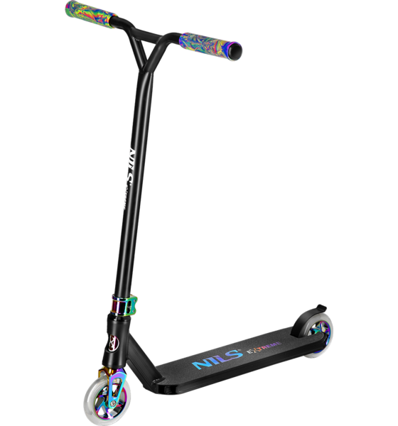 Northix Pro Stunt Scooter, Durable Design, Nils Extreme Kickbike Black - One Size
