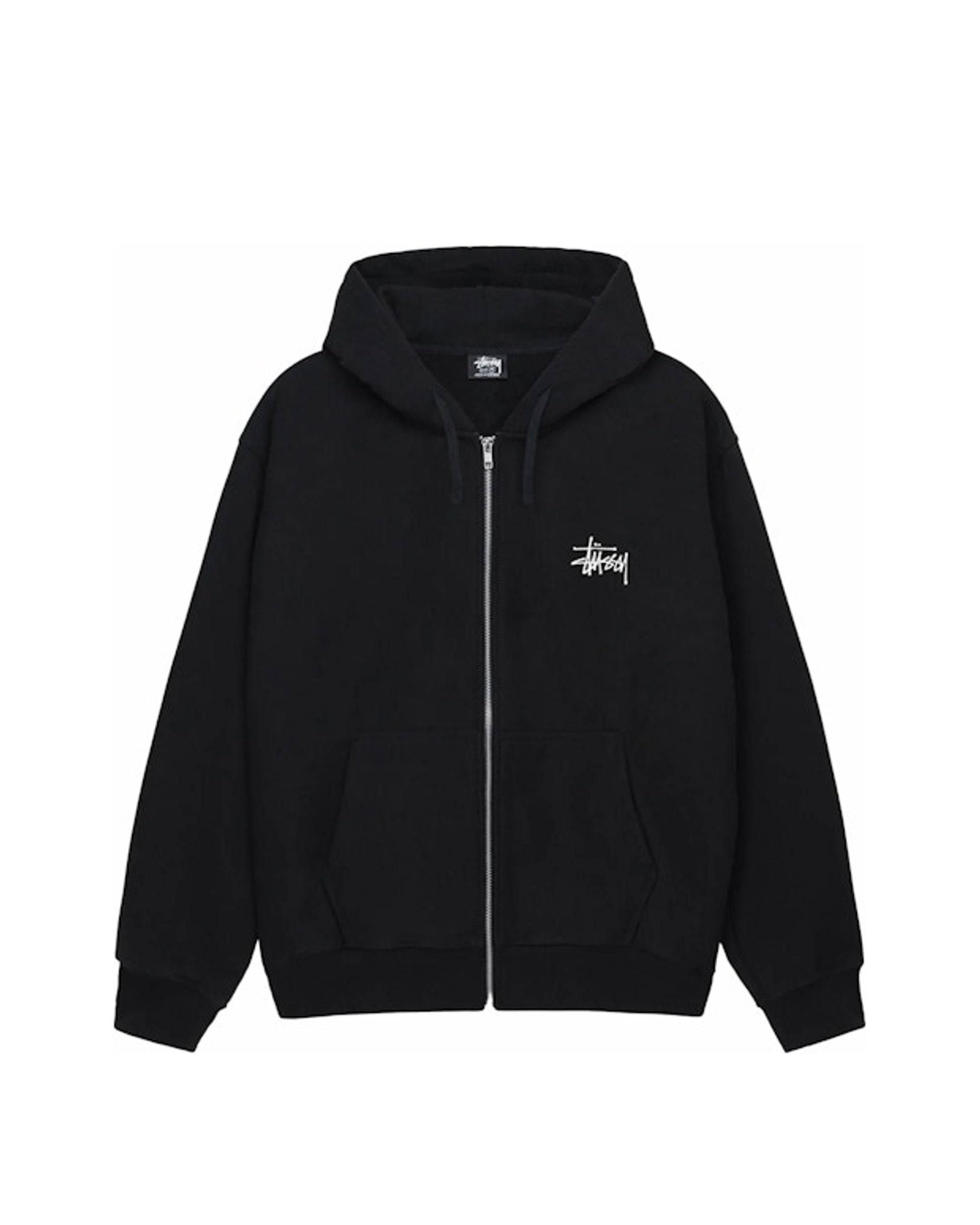 Stussy Basic Zip Hoodie Black - L