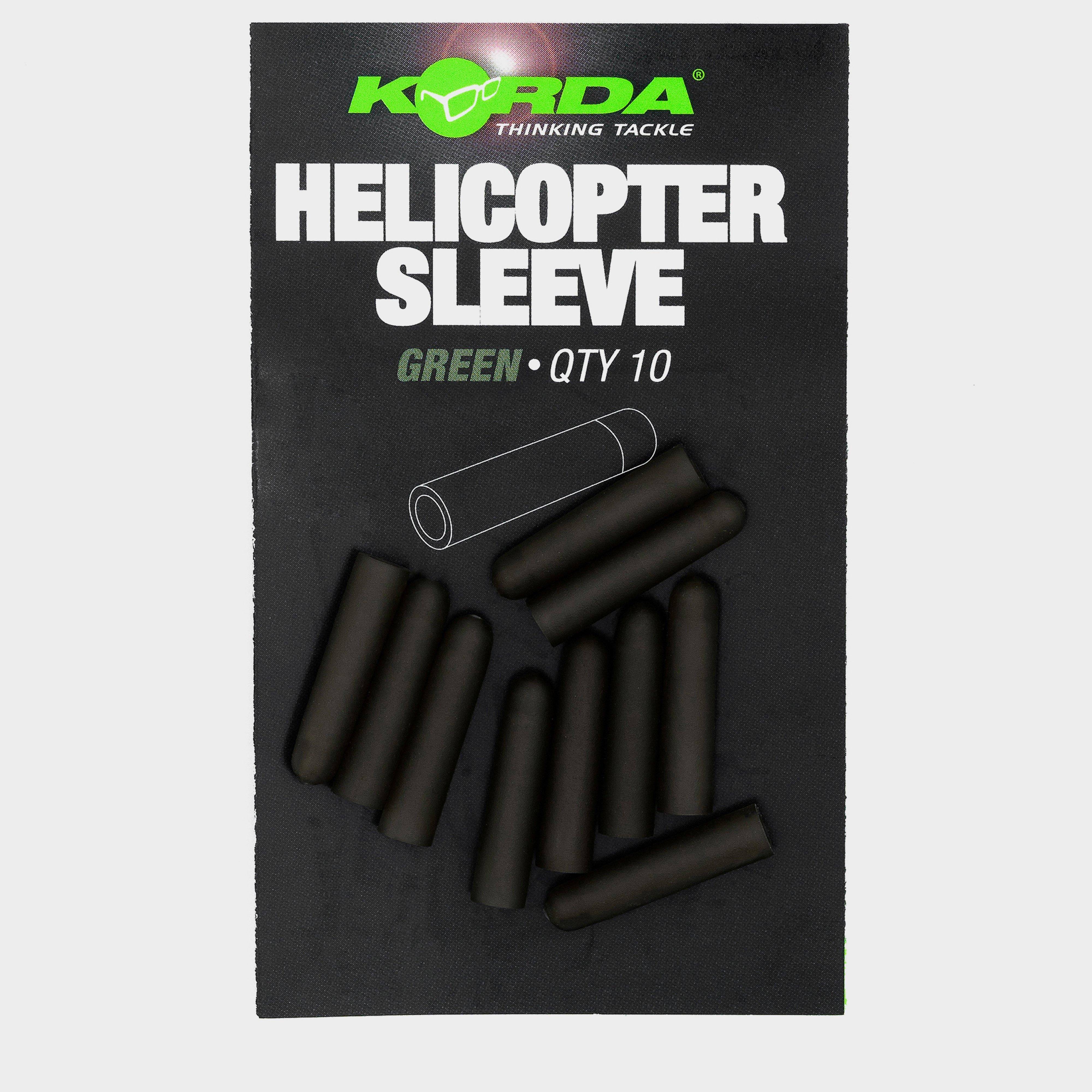 Korda Helicopter Sleeve Rbr Weedy Grn, Black - One Size