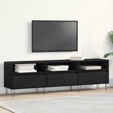 vidaXL TV-skåp Svart ek 150 x 30 x 44.5 cm Konstruerat trä