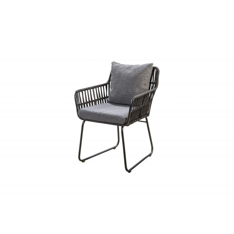Utomhusfotölj Levanto Grå 2-pack Baltic Garden
