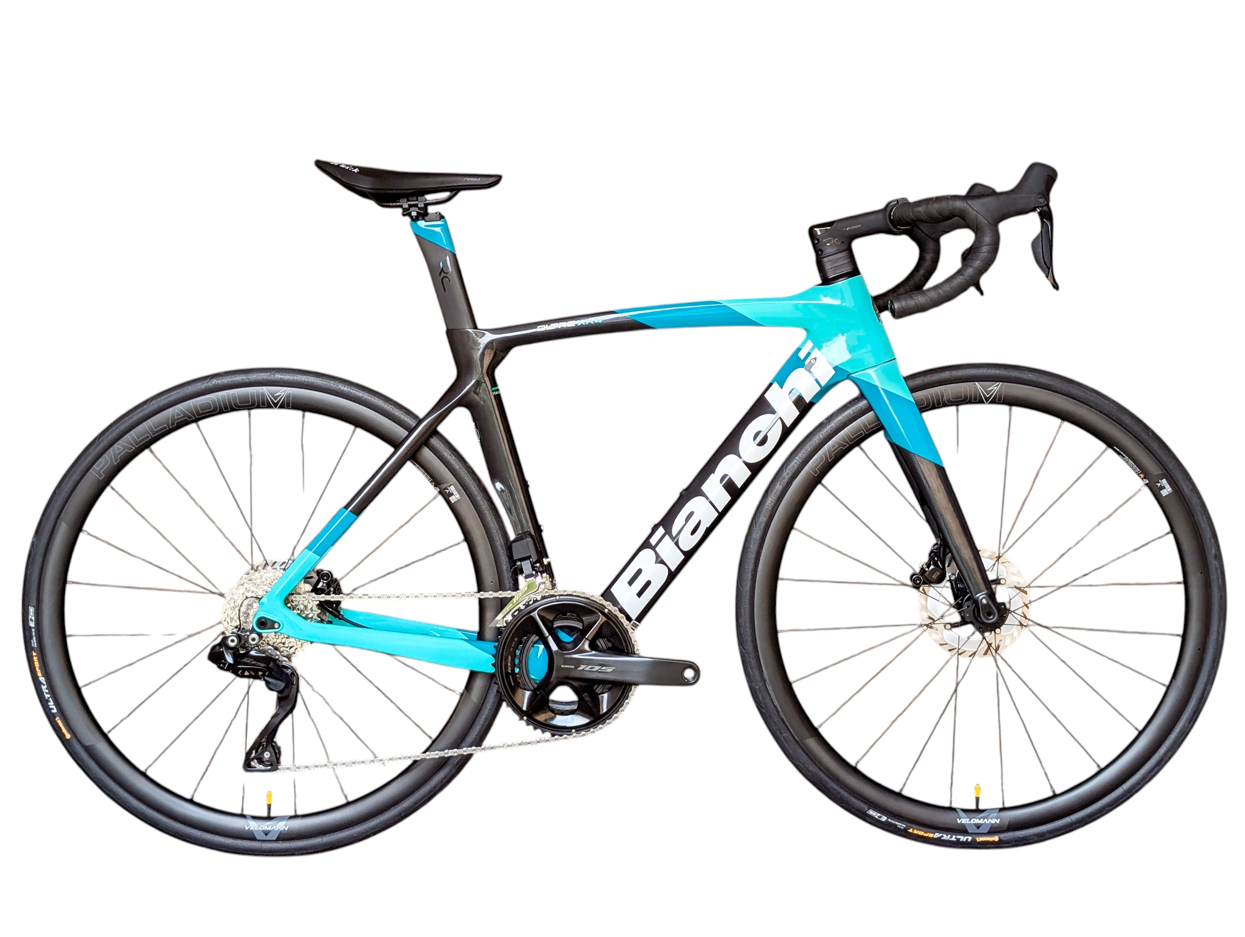 Bianchi Oltre XR4 2025 - Shimano 105 Di2 2x12sp - Velomann Palladium 33