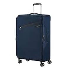 Samsonite Litebeam - Spinner L, Expanderbar resväska, 77 cm, 103/111 L, Blue (Midnight Blue)