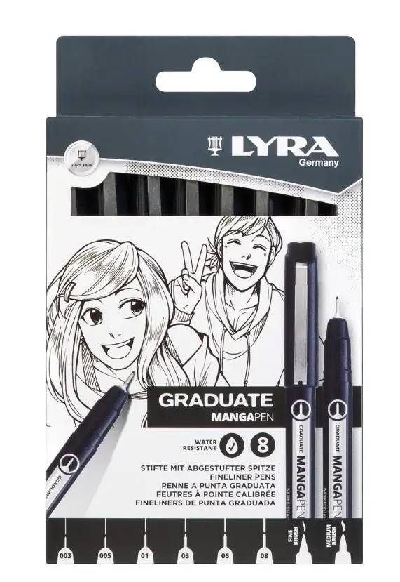 Lyra Graduate Mangapen set8 st