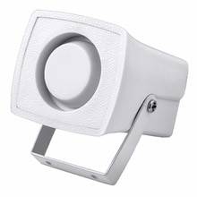 Mini horn larm siren 105db ljud larm dc 12v trådbunden inomhus siren för hem hus larmsystem
