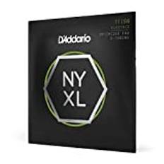 D'Addario E Gitarren Saiten | Gitarrensaiten E Gitarre | Premium Saiten E-Gitarre | DER BELIEBTESTEN SAITENMARKE | NYXL1156 | "NY" Stahl | Med.Top/XtraHvyBtm (11-56) | D-Tuning
