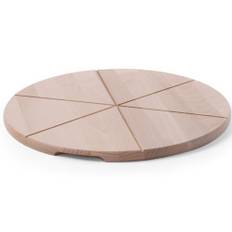 Pizzaskærebræt i træ 30 cm - Hendi 505540