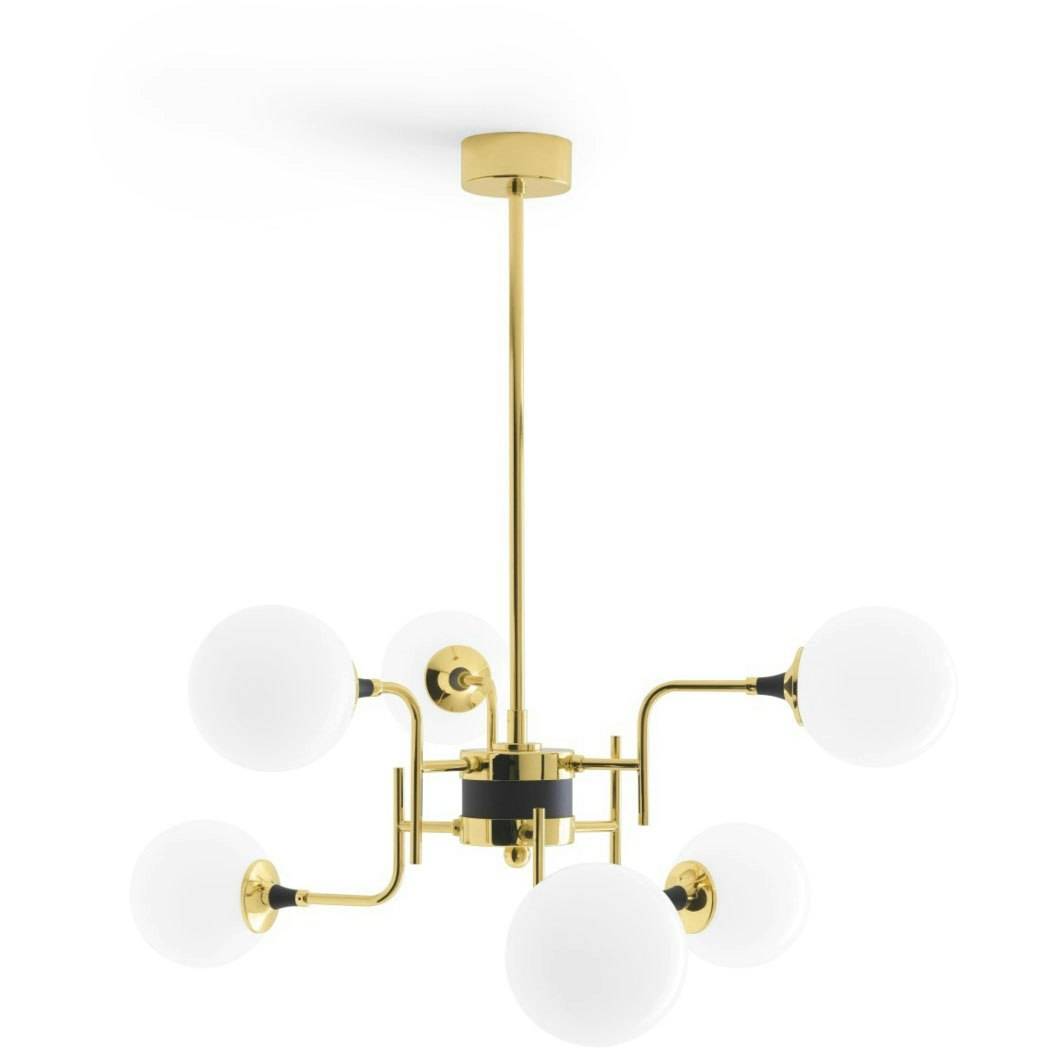 Stilnovo Galassia 6 Pendel - Pendler Messing - 9556.