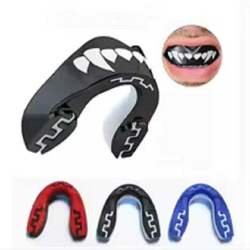 Boxing Mouthguard Professional Sports Braces Sanda Fighting Fighting Training Muay Thai Protective Gear Boxing Braces 3 svart