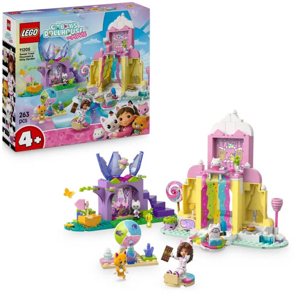 LEGO Gabby's Dollhouse -​ 11205 Icing Mountains & Kattungeträdgården