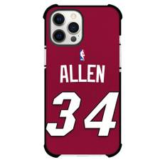 NBA Ray Allen Phone Case For iPhone Samsung Galaxy Pixel OnePlus Vivo Xiaomi Asus Sony Motorola Nokia - Ray Allen Miami Heat No. 34 Jersey