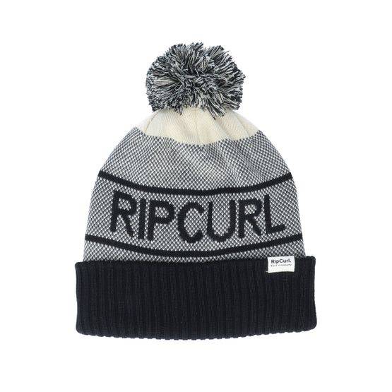 Rip Curl - Svart pom Beanie - Kids Swc Eco Tall Beanie Black/Grey/Bone Pom @ Hatstore