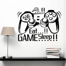 Wallsticker - Spis / Spil / Sov 2