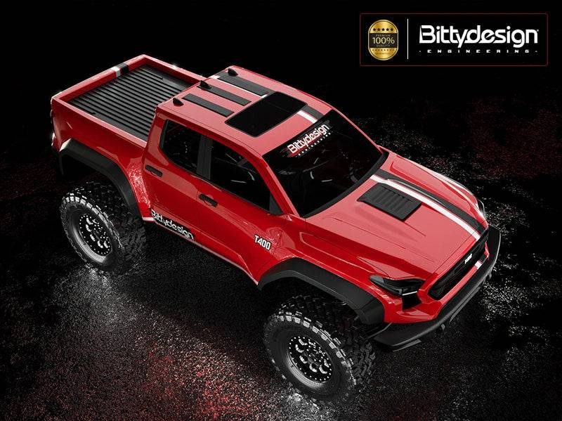 T-400 1/18 Clear Body Traxxas TRX-4M Pre-cut