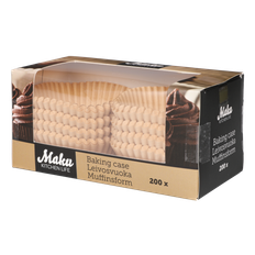 SAANA Muffinsforme papir brun - 200 stk