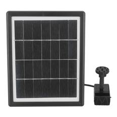 Solar Water Pump Kit Ground Plug Split Type Solar Water Fountain Bird Bath Fountain with 6 Nozzles
