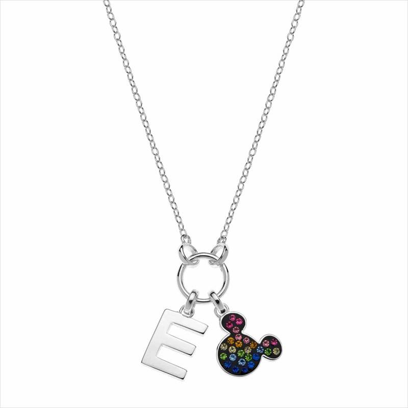 Disney Halsband Bokstav Silver/Flerfärgad - NS00013SRML-E