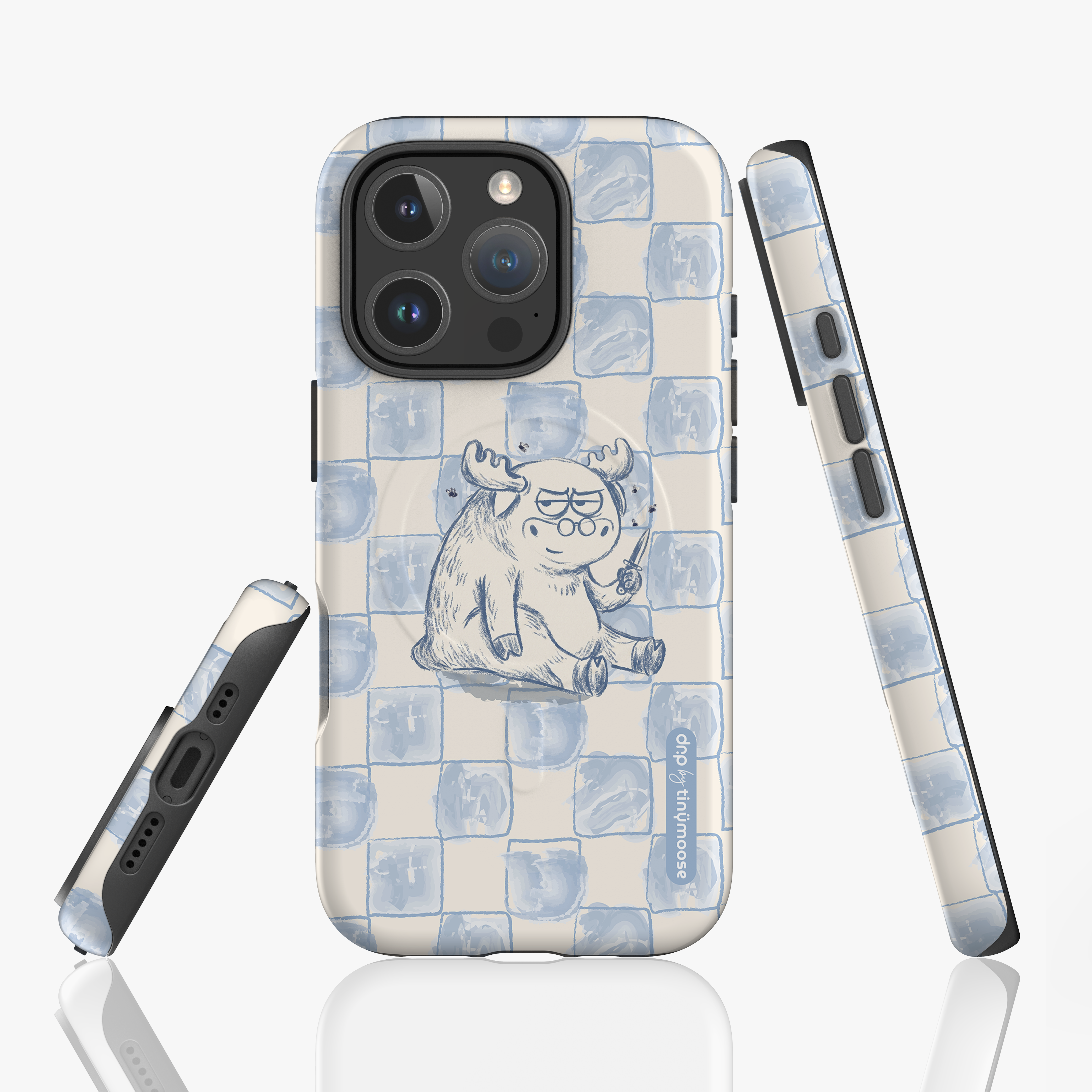 Grumpy Moose Glossy MagSafe Tough Case for iPhone - iPhone 16 Pro / Matte