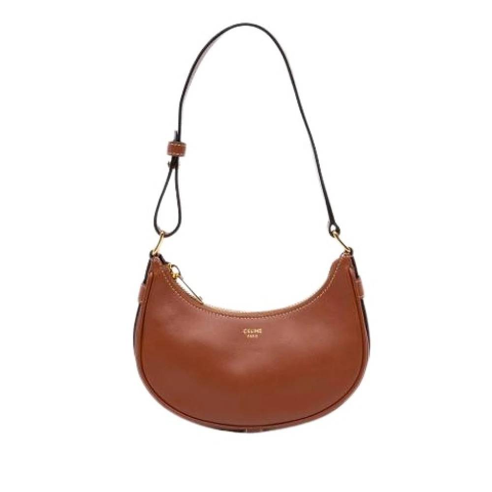 Celine Vintage Pre-owned Mini Ava Skuldertaske - Vintage - Dame - Brun - ONE SIZE - Uld