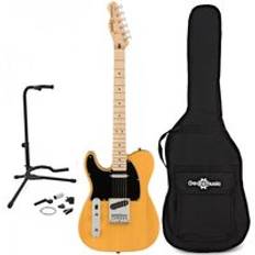 Squier Affinity Telecaster Vänsterhänt MN Butterscotch Blonde & Tillbehörspaket