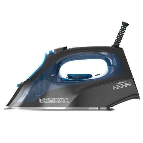 Black+Decker Bxir2605e Dampstr Ygejern 2600w Blå Strygejern