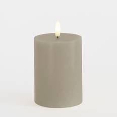 Sirius Sille Bloklys Ø7,5 x 10 cm Warm Grey