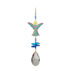 Swarovski - Engel m. hjerte - Aurora - Swarovski krystaller Gold - GodKarmaShop
