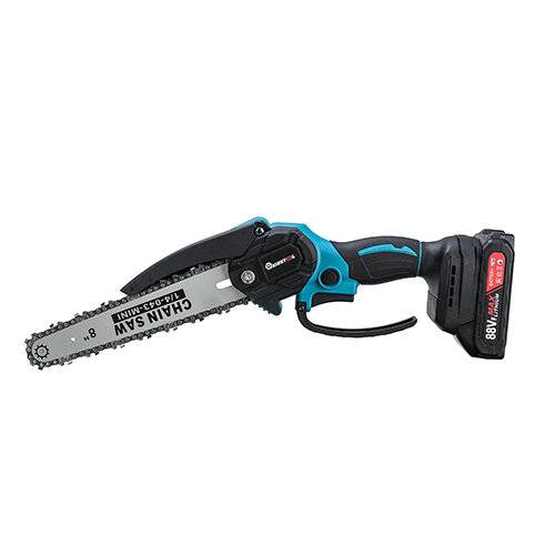 2000W 18V 20000rpm 8 Tums Elkedjesåg Batteridriven Träskärningsverktyg Motorsåg med/utan Batteri