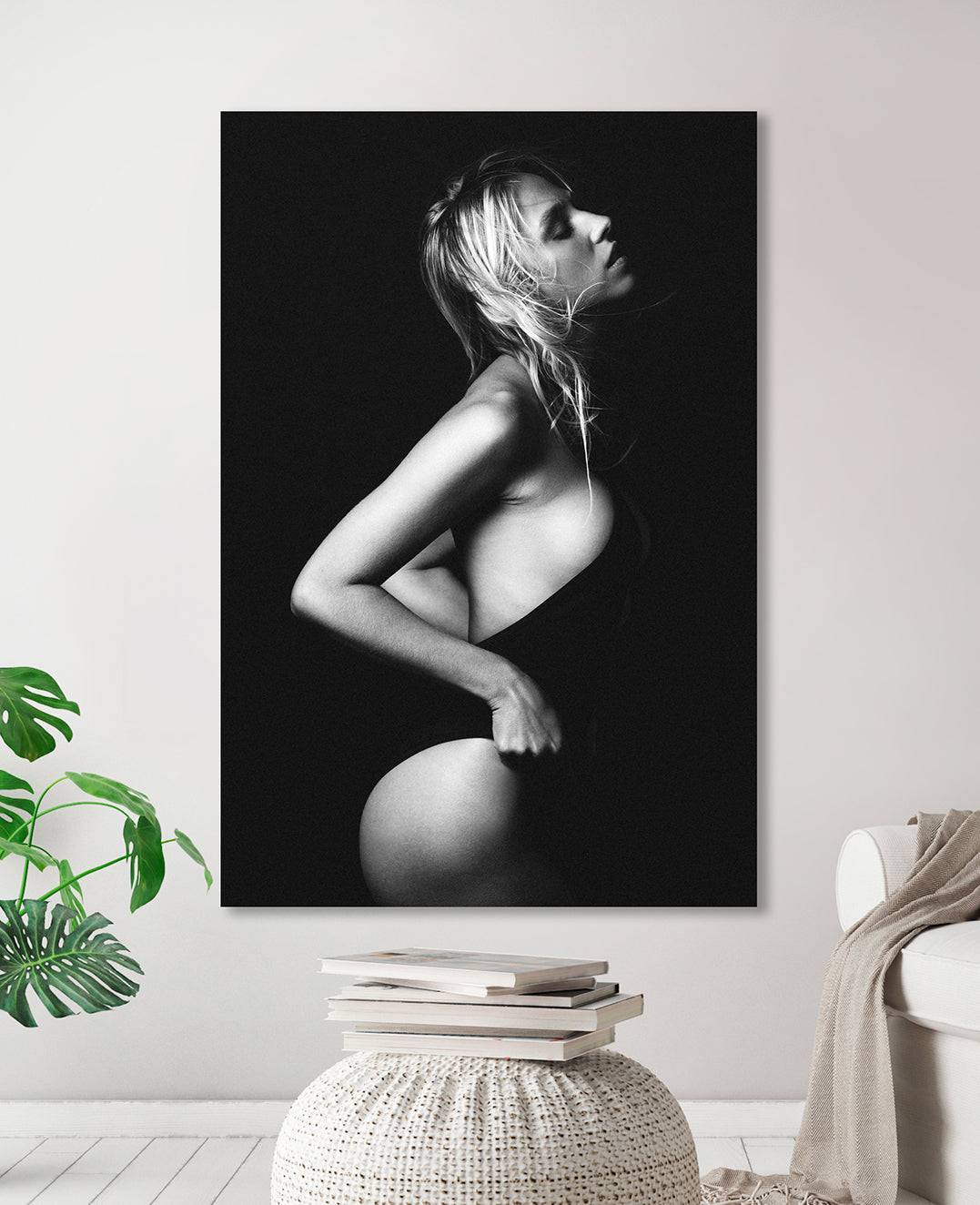 Poster - Follow Your Passion - Svartvitt