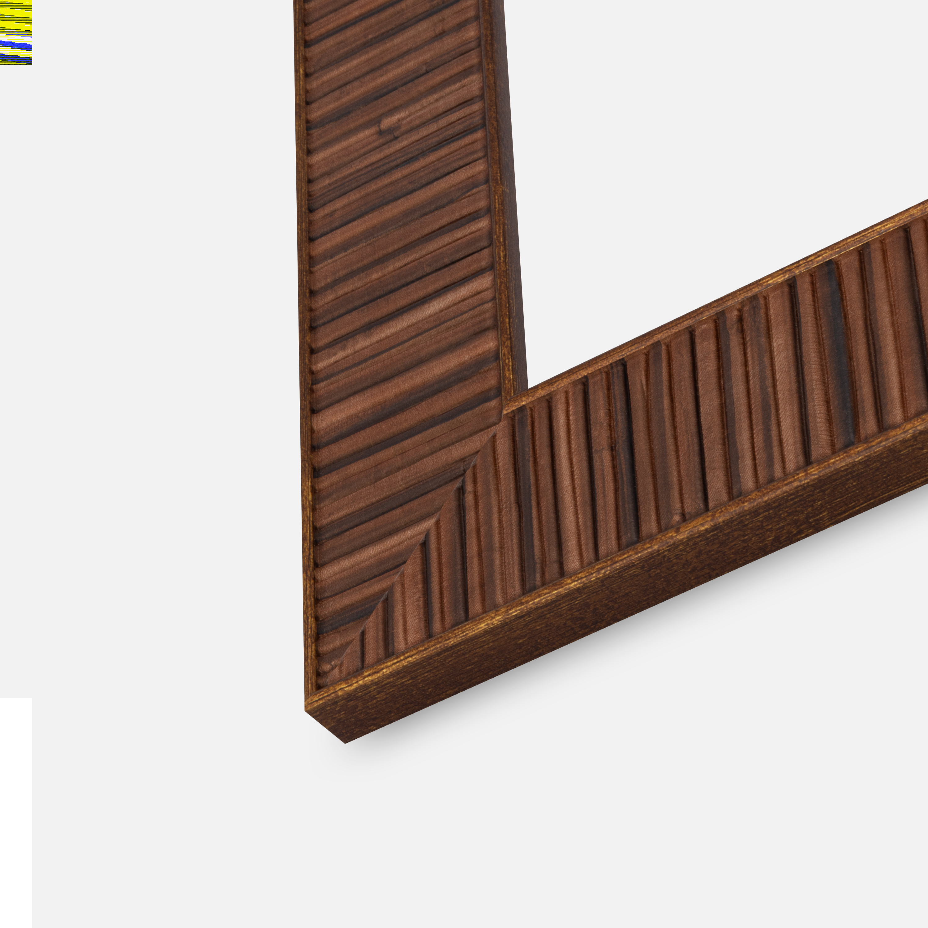 Ram Agust Rosewood 30x40 cm - Passepartout Vit 21x30 cm