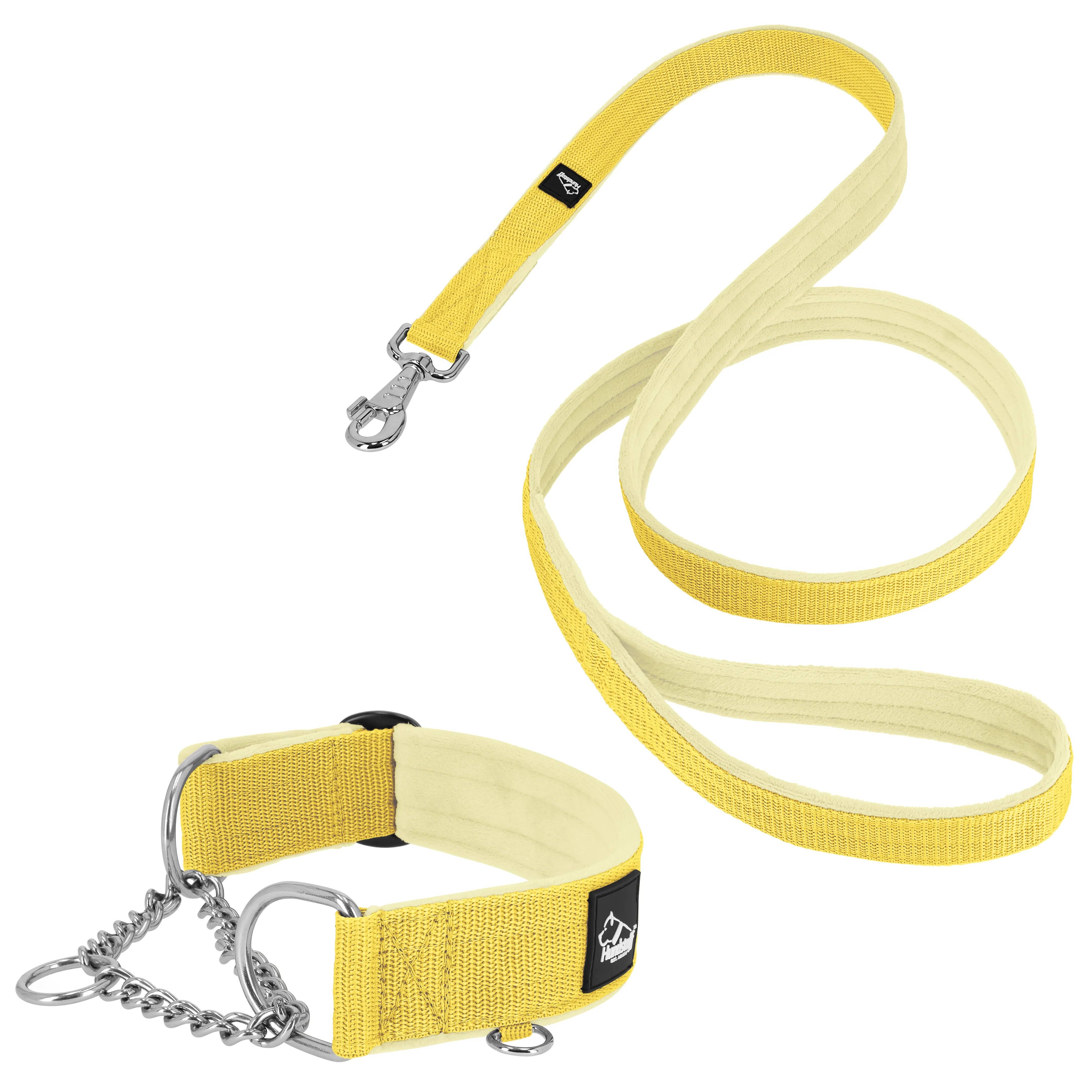Martingale Chain Set baby yellow – Halvstryp halsband & koppel - Default Title