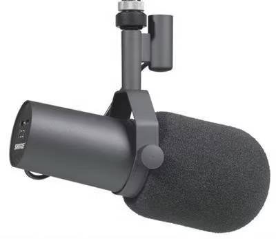 Shure SM7B – Legendarisk studiomikrofon för podcast, radio & studio
