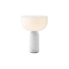 Kizu Table Lamp Portable - White Marble