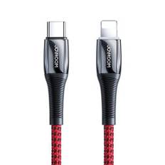 Kabel til iPhone USB-C - Lightning Power Delivery 20W 2,4A 1,2m rød